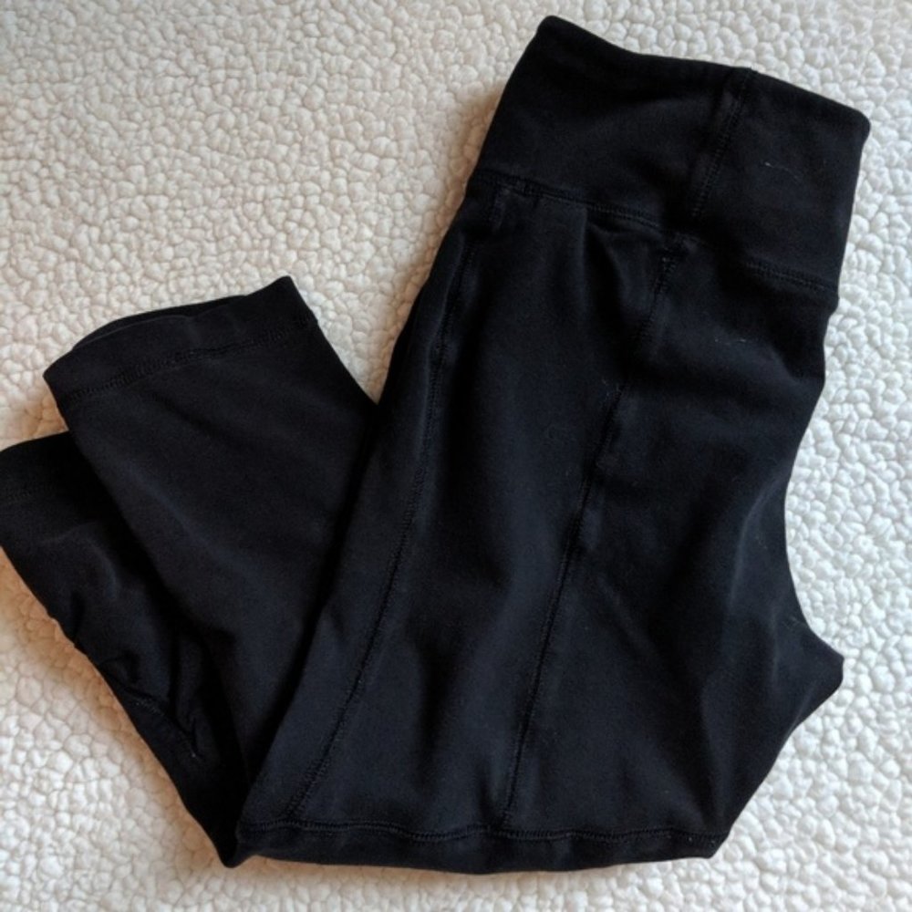 Express workout capris - wide waistband